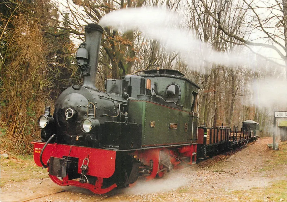 Train à vapeur HERMANN — Bruchhausen-Vilsen — Éditeur REIJU - Recto
