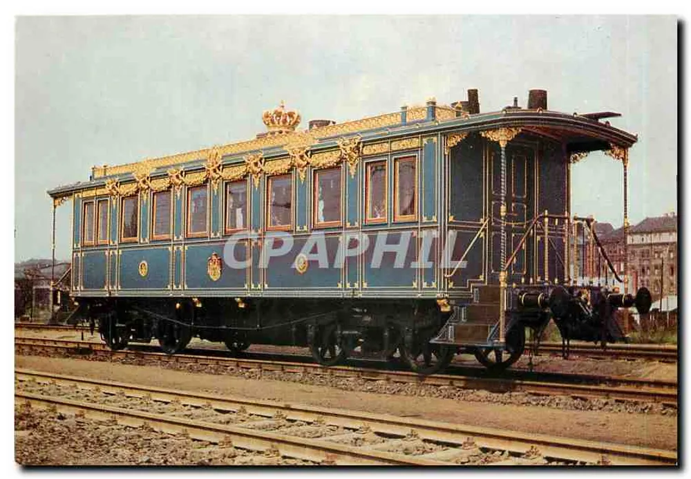Salon de train du roi Louis II de Bavière — VERKEHRSMUSEUM NÜRNBERG - Recto