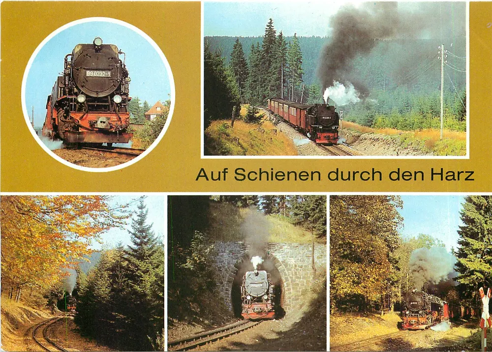 हर्ज में ट्रेन - Auf Schienen durch den Harz - संपादक वॉग्टलब. - आगे