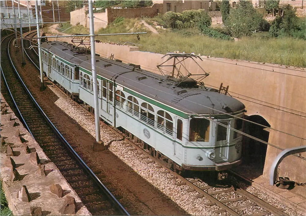 Tramway électrique série 301 à 312 — Ferrocarrils de Catalunya — éditeur Edicions Ferroviàries S.A. n°62 - Recto
