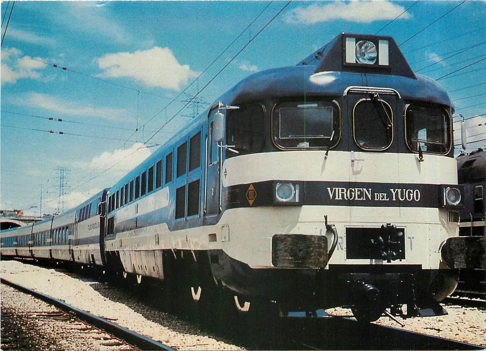 Trem Virgem do Yugo — RENFE, Espanha - Frente