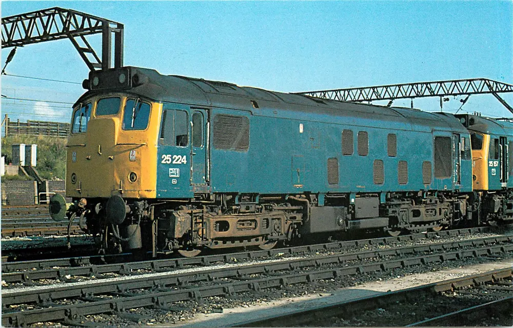 Locomotiva 25 224 — Crewe Works — Oxford Publishing Co. n°87 - Frente