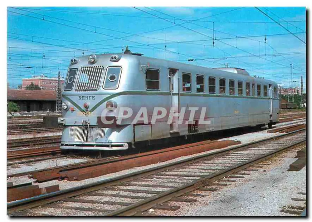 Automotor thermique série 9209 à 9214 — Ex Norte — Éditeur: Ediciones Ferroviarias S.A. - Recto