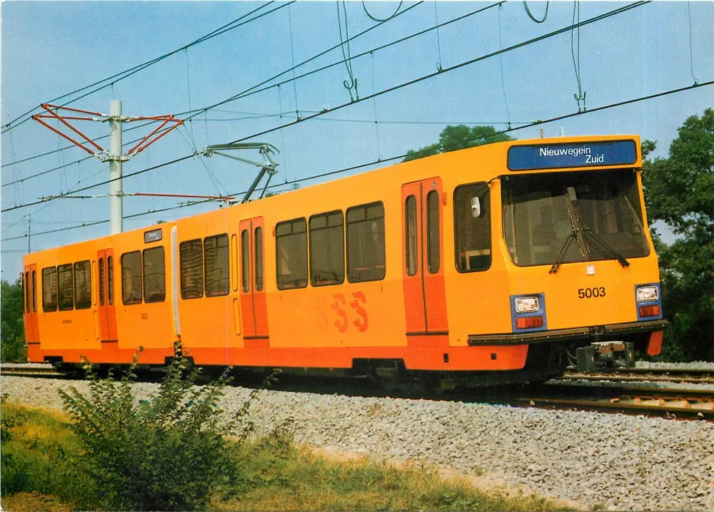 Utrecht Tramway — Nieuwegein Zuid — SIG, 1982 - Vorderseite