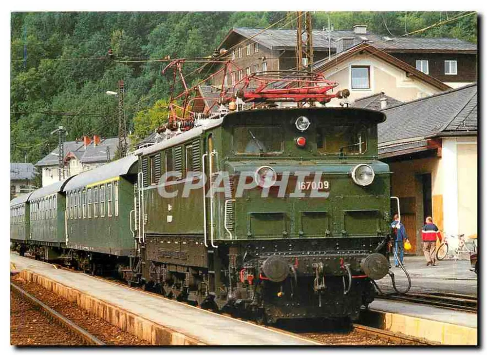 Lokomotive ÖBB 1670.08 — Zell am See — éditeur der bahnladen, n° 11032/91 - Recto