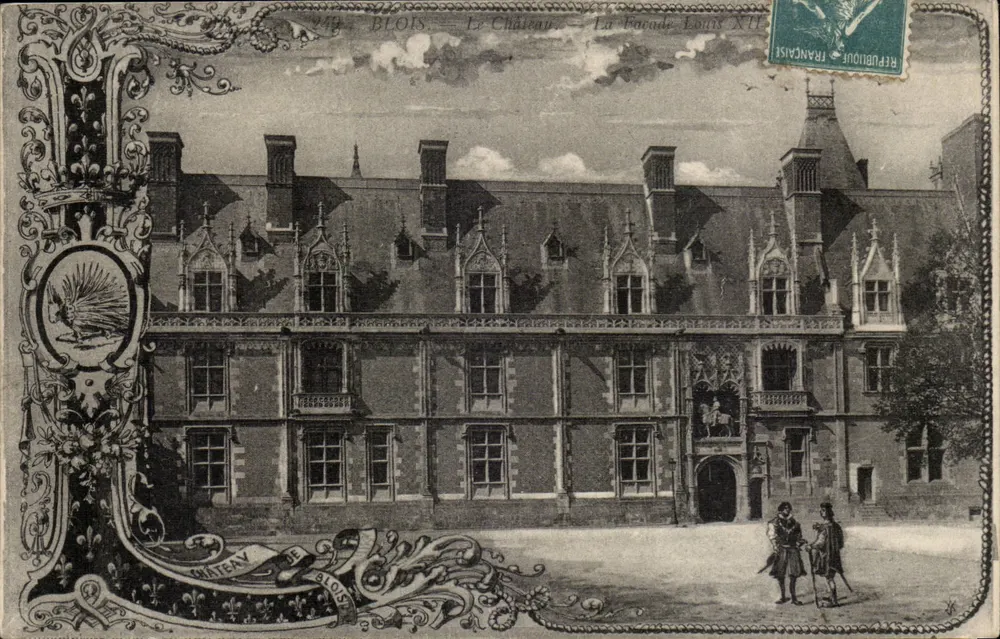 Blois — Le Château — La Façade Louis XII — Éditeur Maténav - Recto