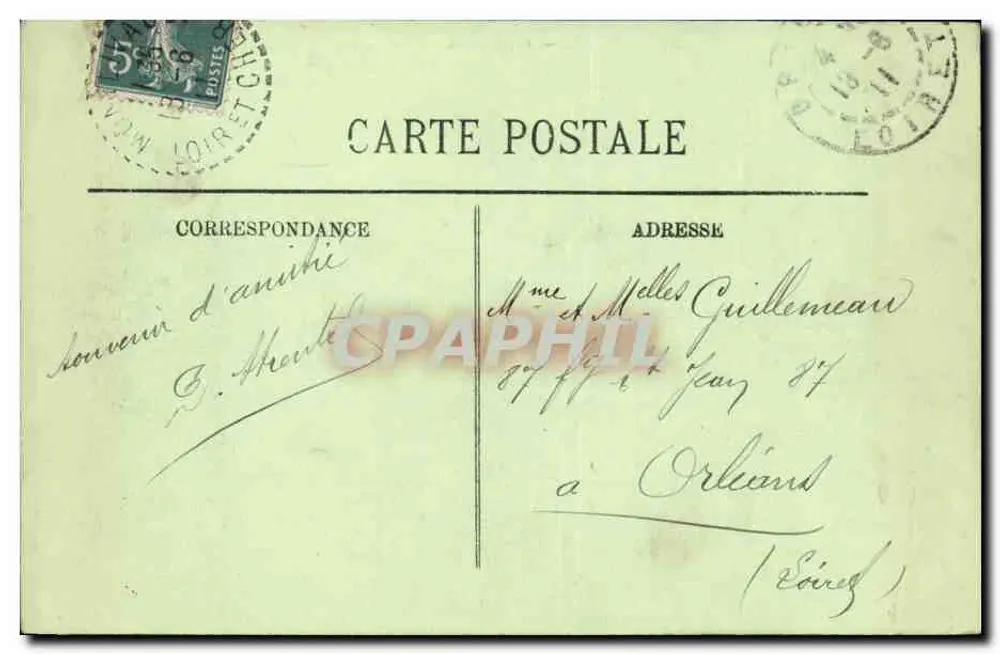 Blois — Le Château — La Façade Louis XII — Éditeur Maténav - Verso