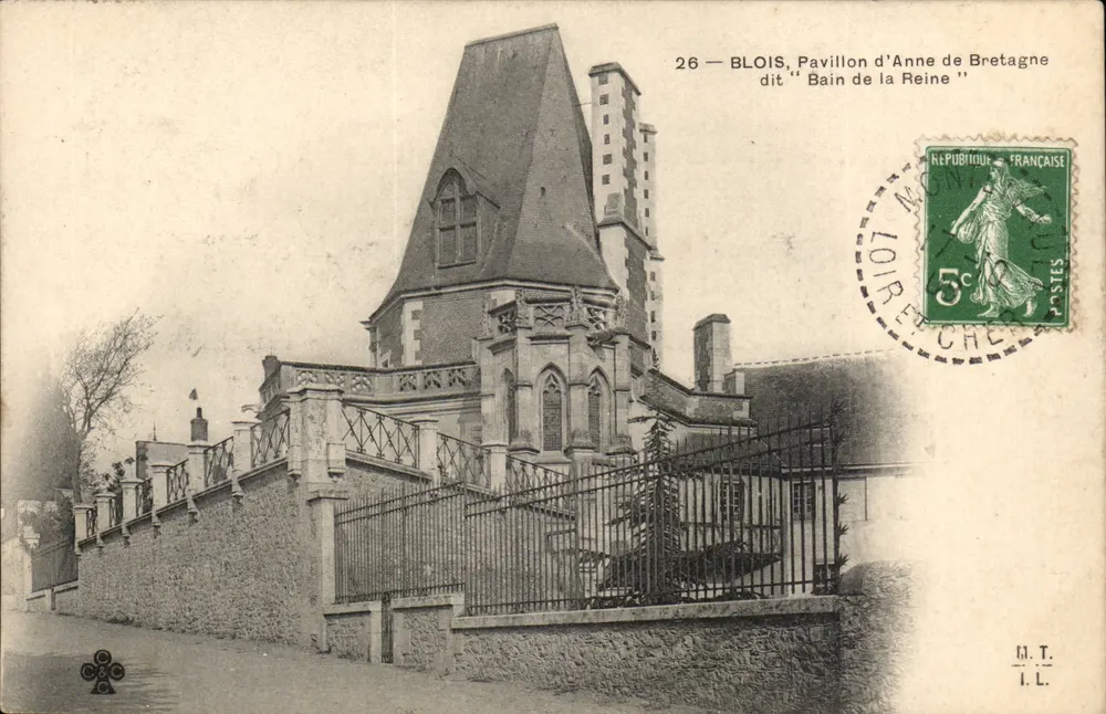Blois — Pavillon von Anne von Bretagne genannt "Bain de la Reine" — Verlag M.T. I.L. - Vorderseite