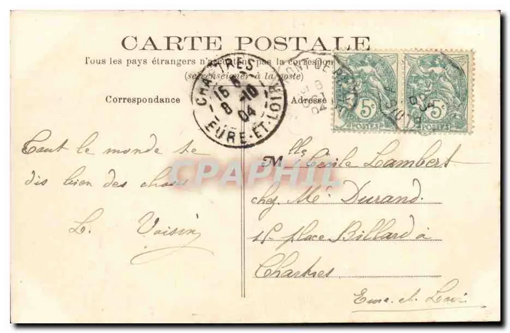 Montoire — Vista geral — editor S. Montoire, n°8 - Verso