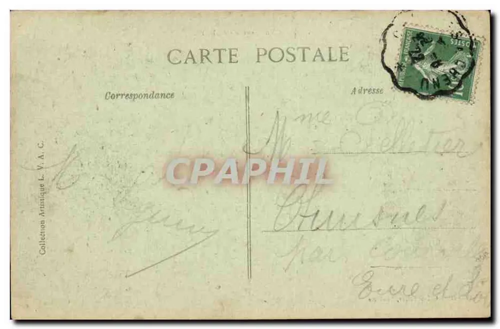 TROOO — Vista geral do Loir — Politeo C. Jules P. Paris - Verso