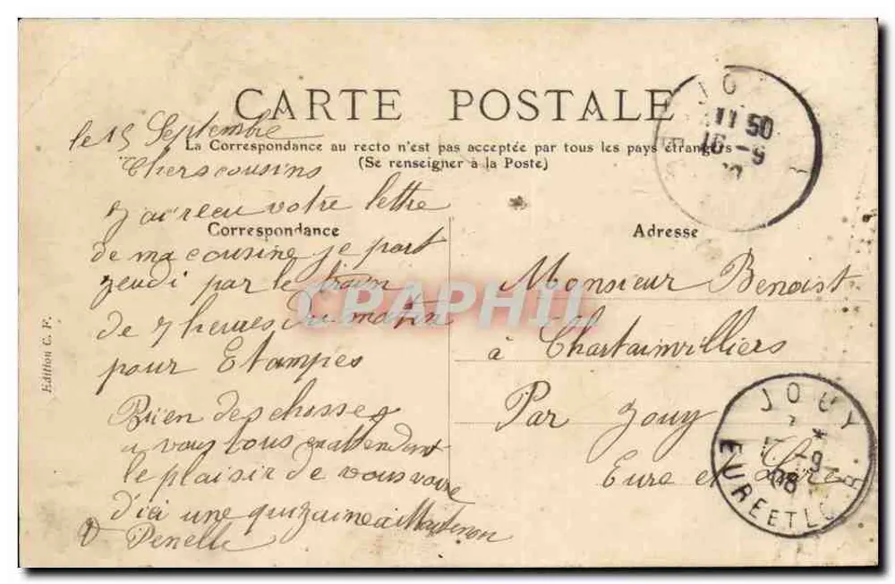 Vendôme — Vista geral — Editor C. P. - Verso