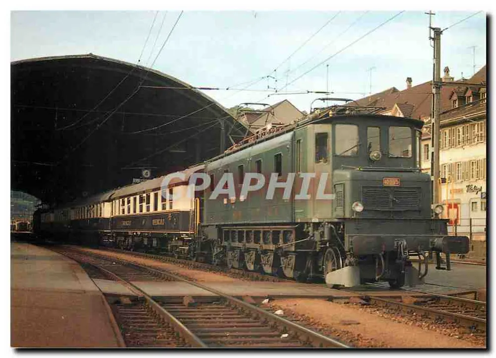 Electro-Schnellzuglokomotive Ae 4/7 Nr. 10993 — Schweizerische Bundesbahnen — éditeur REIJU Color Karte - Recto