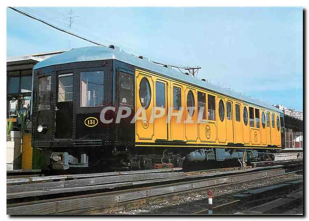 Train du métro de Barcelone — série FMT 121 à 132 — éditeur Ediciones Ferroviarias & A. - Recto