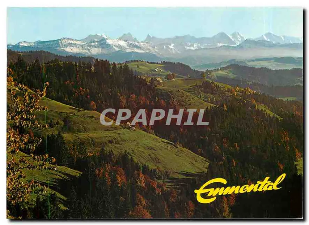 Lüderenalp im Emmental — Panorama — Verlag Photoglob AG, Zürich - Vorderseite