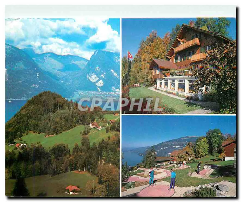 Ferienheim della Missione dei Pellegrini di S. Chrischona — Meielisalp, Svizzera — editore G. Maier AG - Recto
