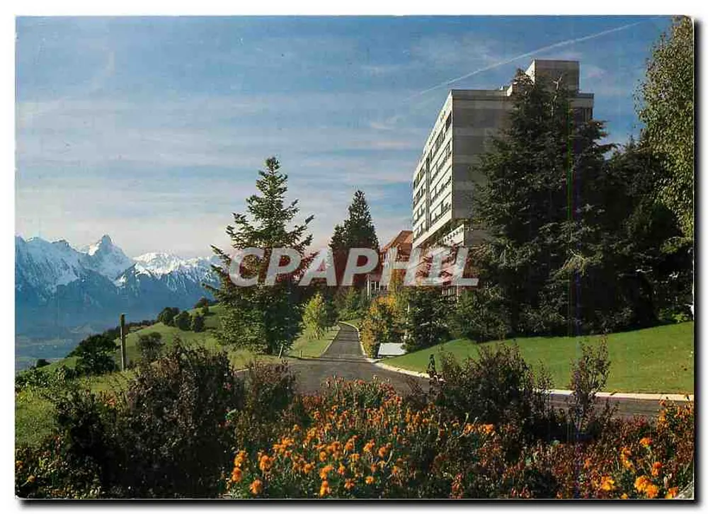 Clínica Alpina Bernesa Heiligenschwendi — 1125 m s.n.m. — Foto M. Tschabold, Steffisburg - Anverso