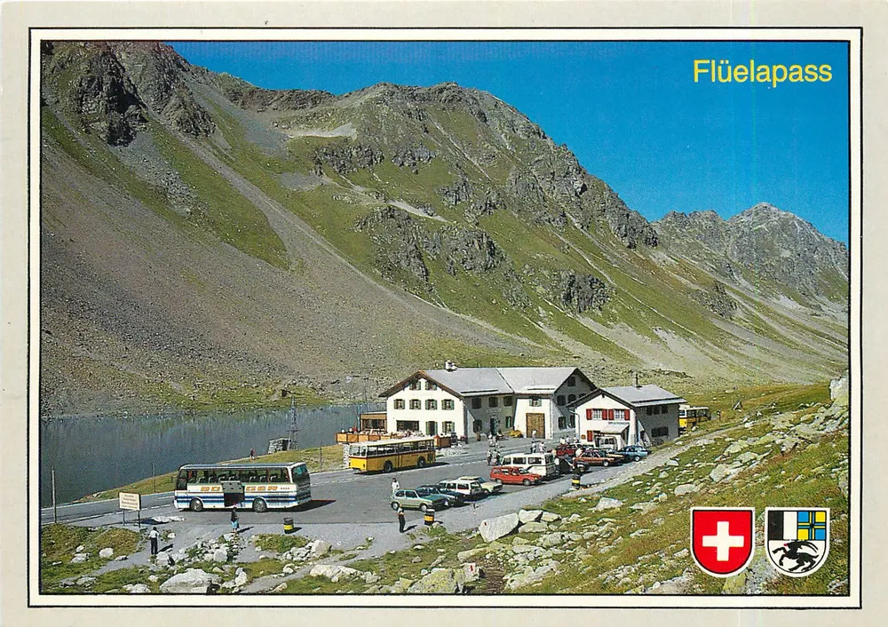 फ्ल्यूएलापास — जर्मनी के एल्पीयन शिखर — एडिटर फ्ल्यूएला-पासहोहे एजी - आगे