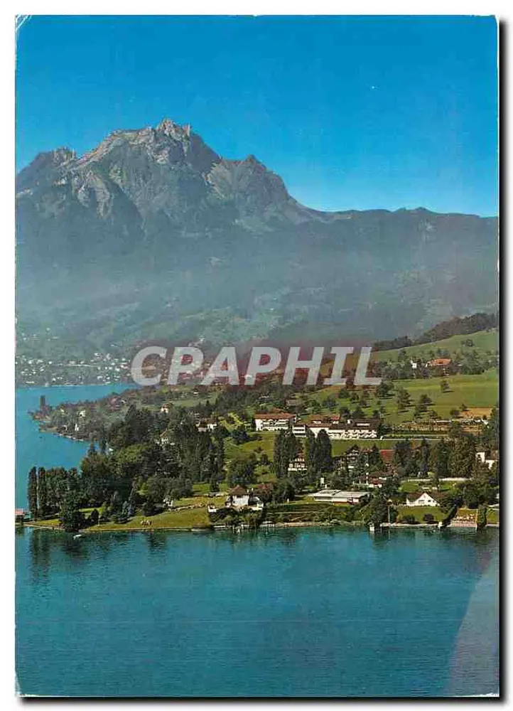 Lago de Lucerna — vista panorâmica — Photoglob-Wehrli AG, Zurique - Frente