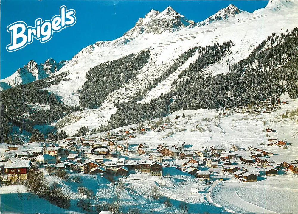 ब्रिगेल्स — शीतकालीन अल्पाइज़ गांव — FOTO GEIGER FLIMS - आगे
