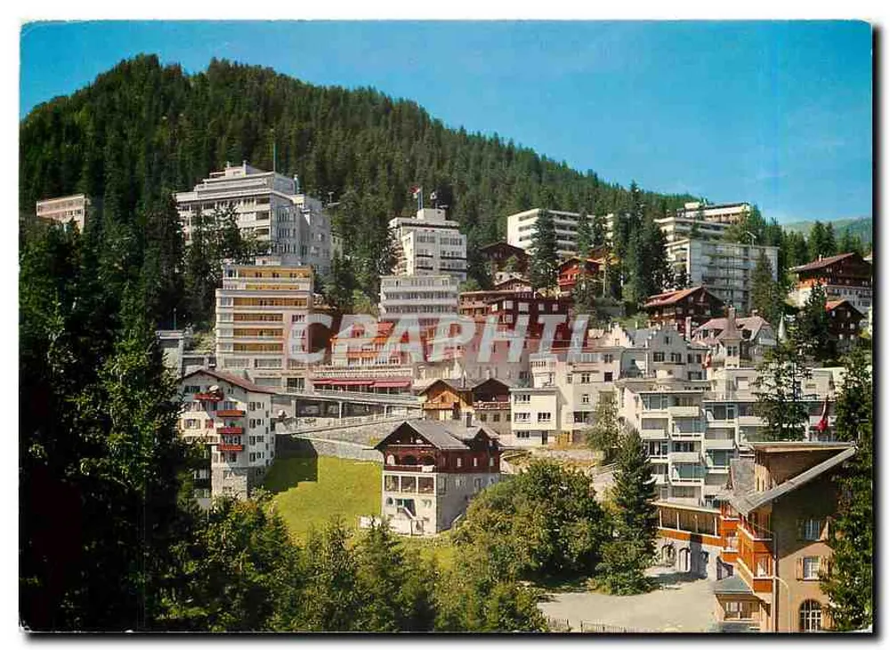 Arosa, Centro do vilarejo 1800 m — editor Denker, n° 162 F - Frente