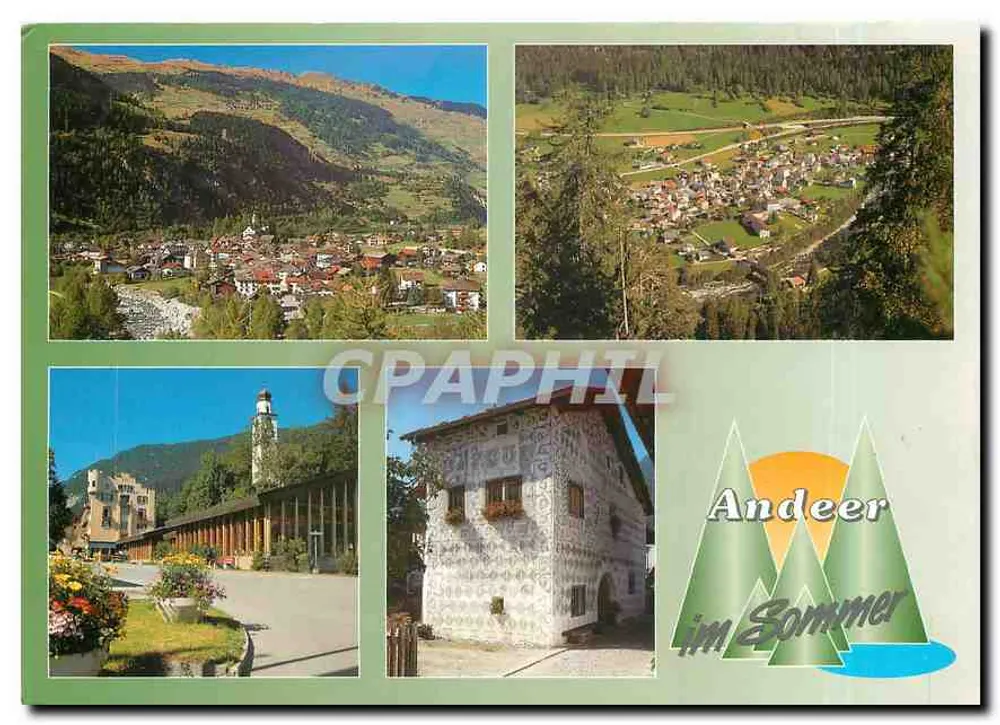 Andeer — vista panorâmica e edifícios — FOTO GEIGER FLIMS - Frente