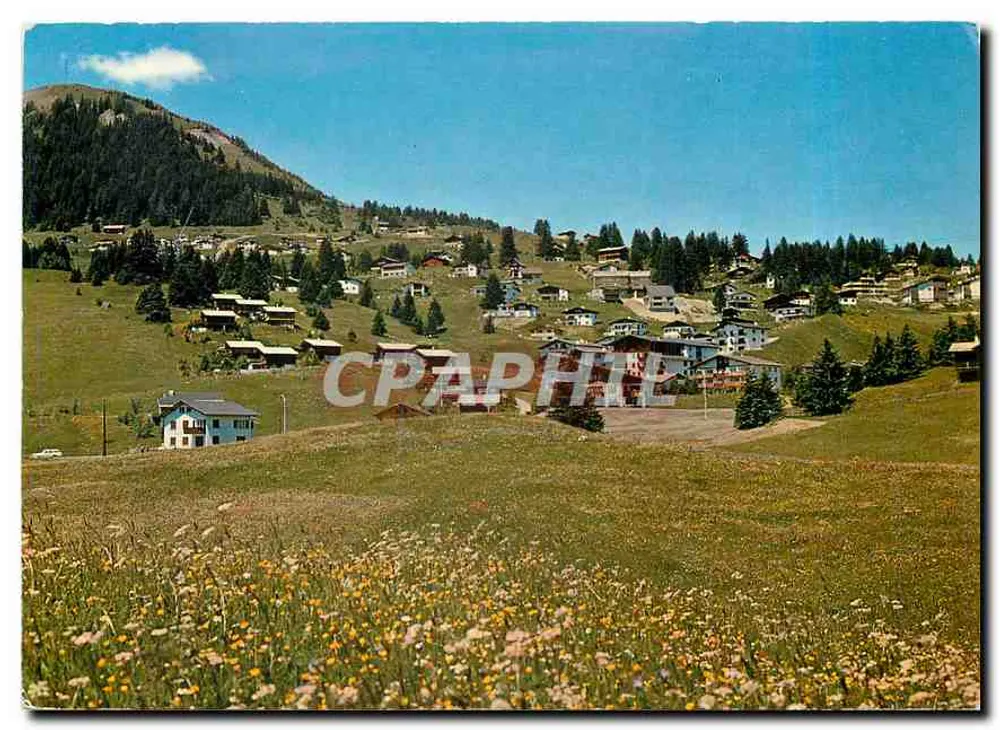 Valbella-Lenzerheide, 1500 m n.p.m. — Valbella z Cresta-Sartons — Farbfoto und Verlag, A. B. Bergamm, 7078 - Awers