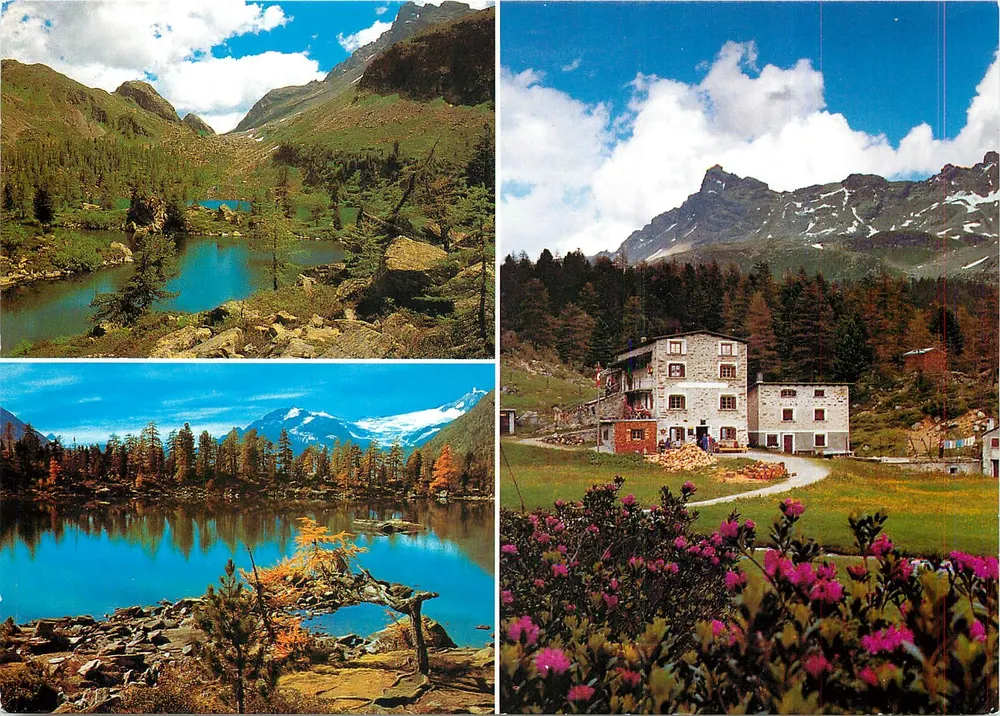 Val di Campo Poschiavo — SAC-Hütte Saoseo 1985m — editor não visível - Frente