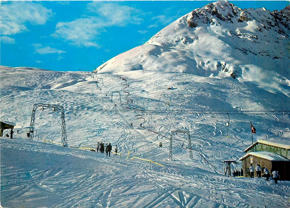 Tavetsch, Skilift Milez-Cuolm Val — Druck und Verlag Fotohaus Gliger, 7018 Filmer/Valdhaus, n° 2936 - Front