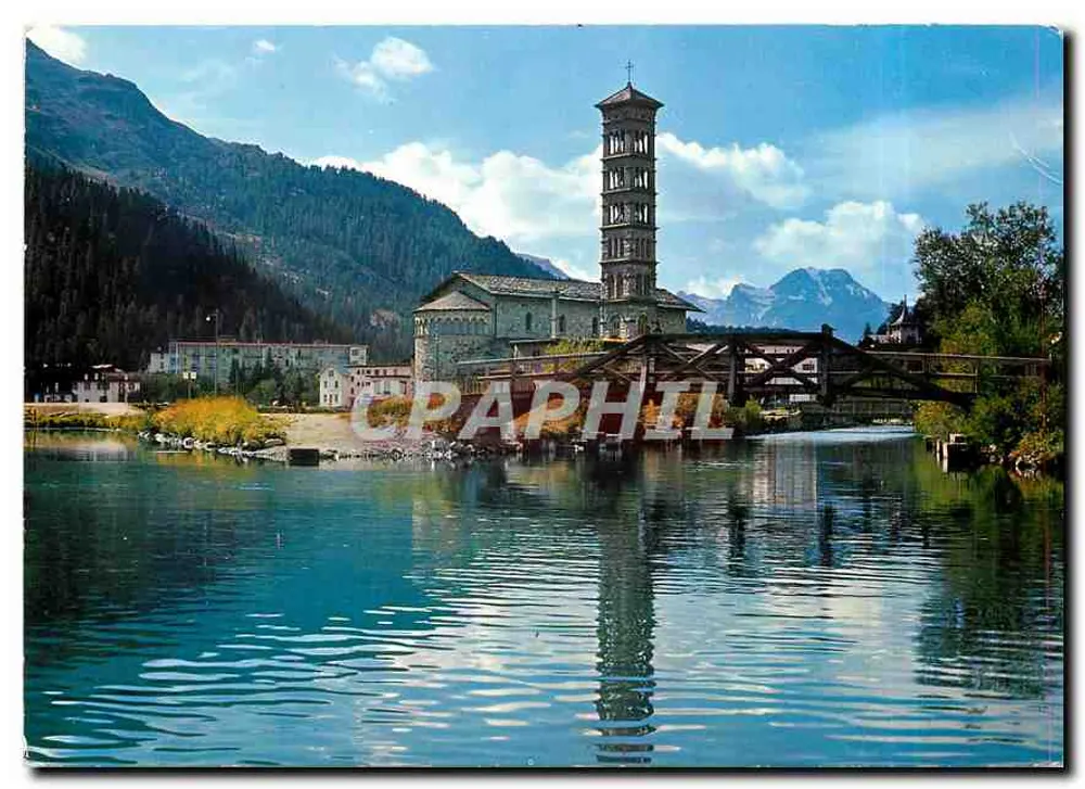 सेंट मोरित्ज़-बाड की कैथोलिक चर्च — स्विटजरलैंड — फोटो एंड वरलैग सेंट मोरित्ज़, संख्या 128 - आगे