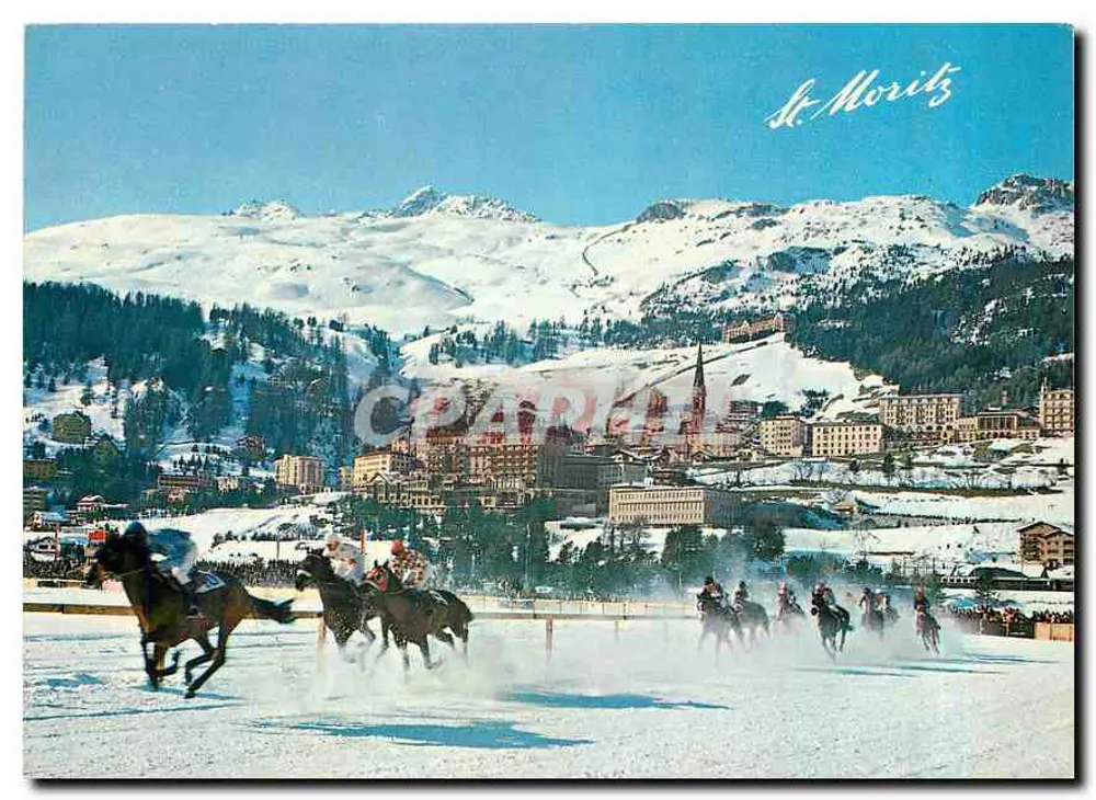 St. Moritz — Snieuwrijde op schaatsen — Verhue PHOTO St. Moritz, n° 1015 - Voorkant