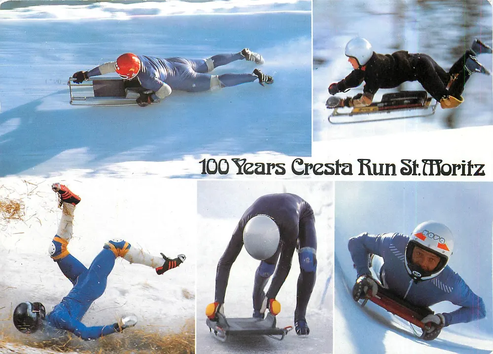 Cresta Run St. Moritz — 100 Years — Verlag Foto Tag für Tag - Frente