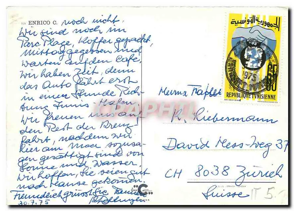 Cruiser C. S. White — vista do mar — editor desconhecido - Verso