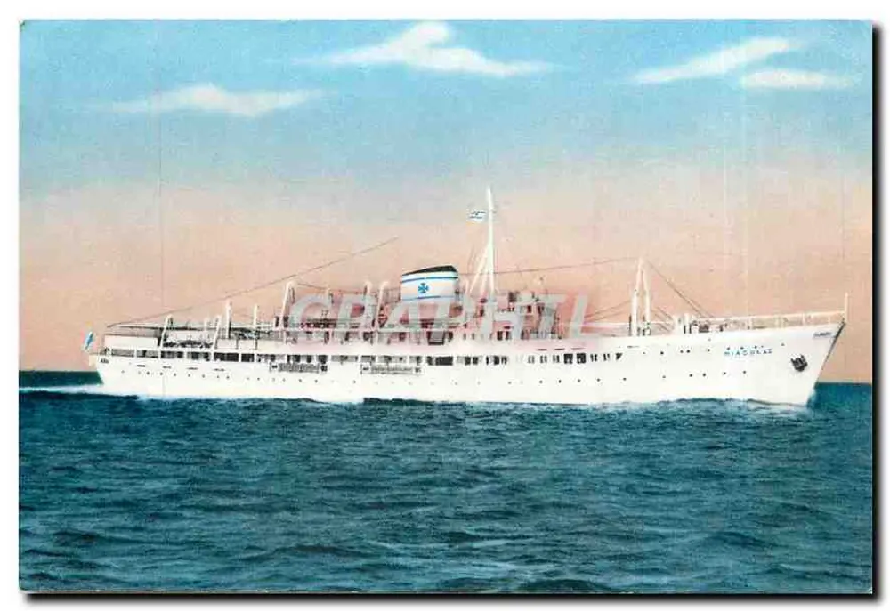 M/V MIAOULIS — Linhas Nomikos — Pireu, Grécia - Frente