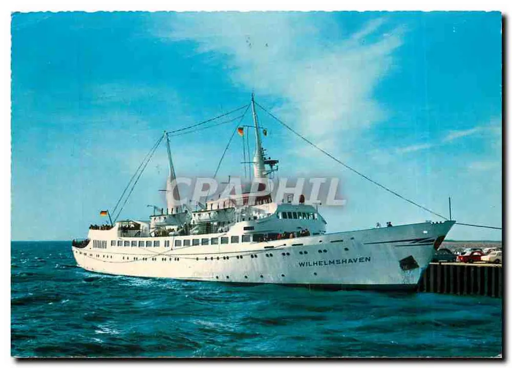 O navio de banho "Wilhelmshaven" — Wilhelmshaven — editor Verlag T.R.A.C.A. - Frente