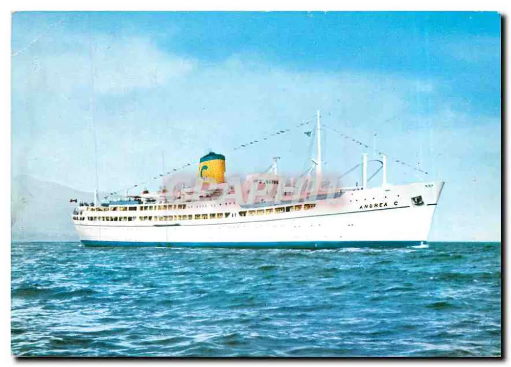 Cruiser Andrea C — no mar — editor C. Lenz - Frente