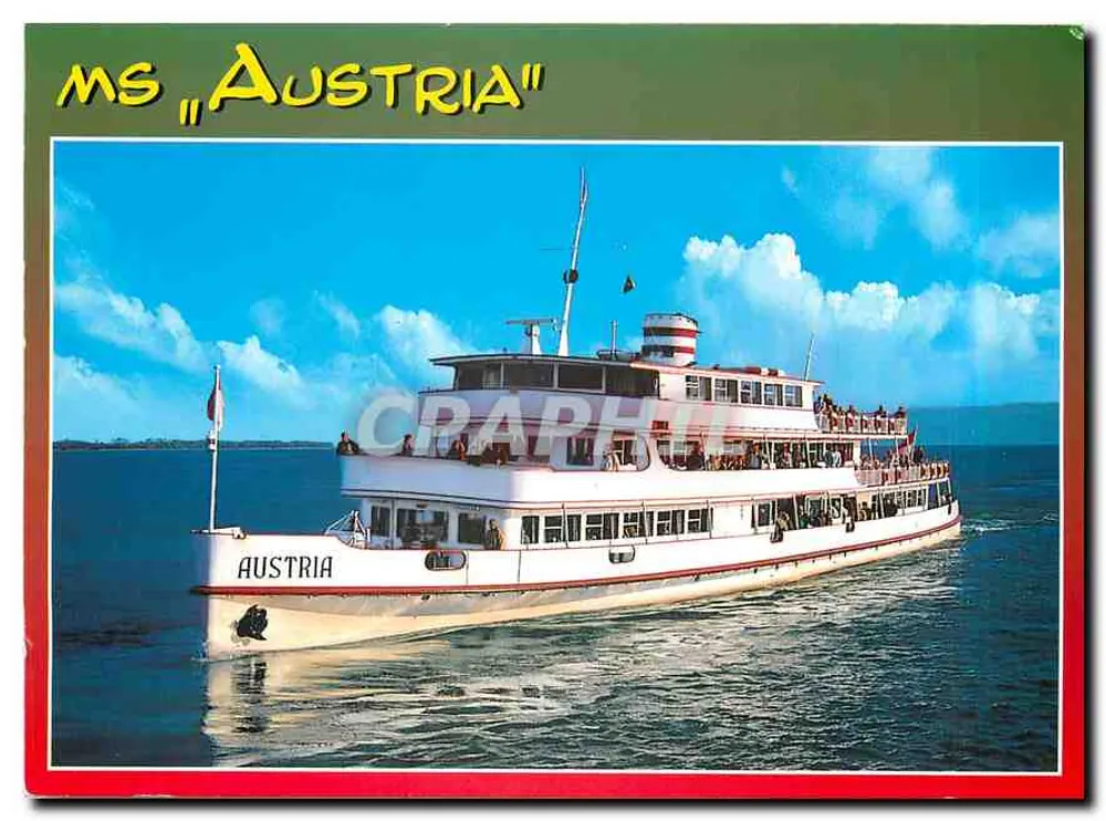 MS "Austria" — navio de cruzeiro — Schöning Verlag, n° 41 - Frente