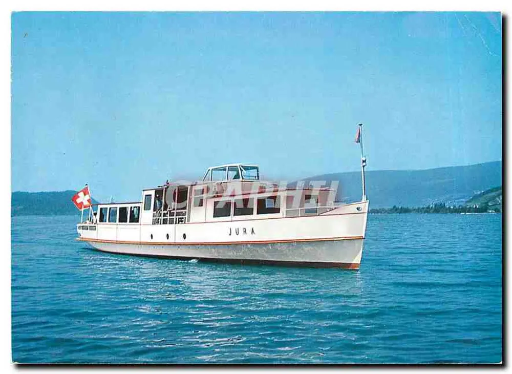 Bielersee - Bielensee — M/S Jura — Uitgave PERROCHET - Voorkant