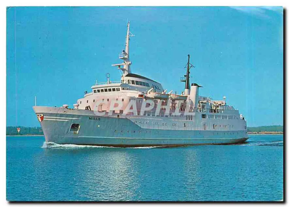 O navio de passageiros Mille — linha JKL — Kalundborg, Dinamarca - Frente