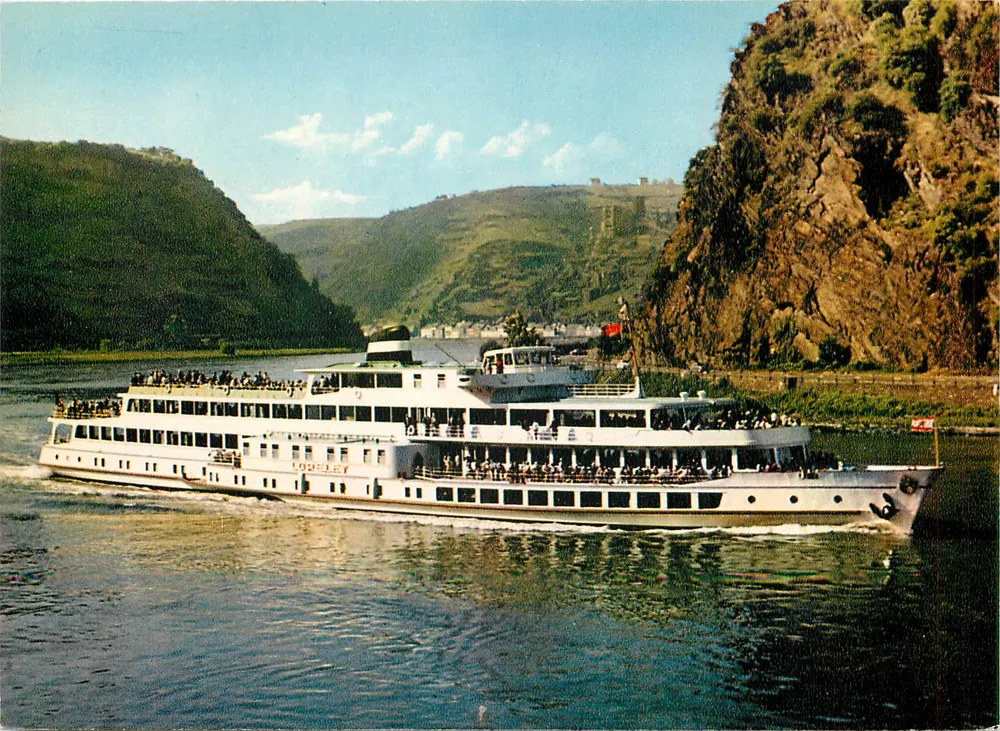MS LORELEY — Cruzeiro pelo rio Reno — Georg Stilke GmbH, Köln - Frente