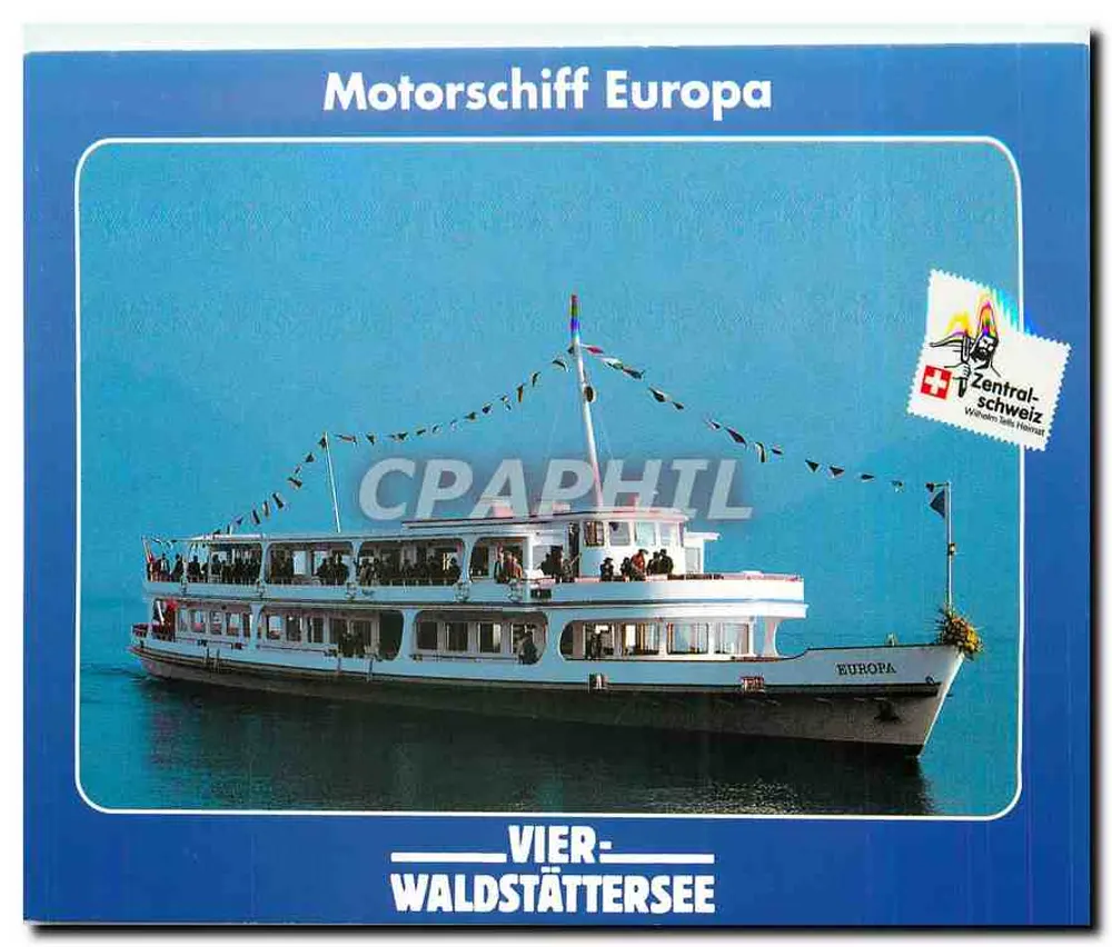 Motorschiff Europa — Vierwaldstättersee — Zentral-schweiz - Vorderseite