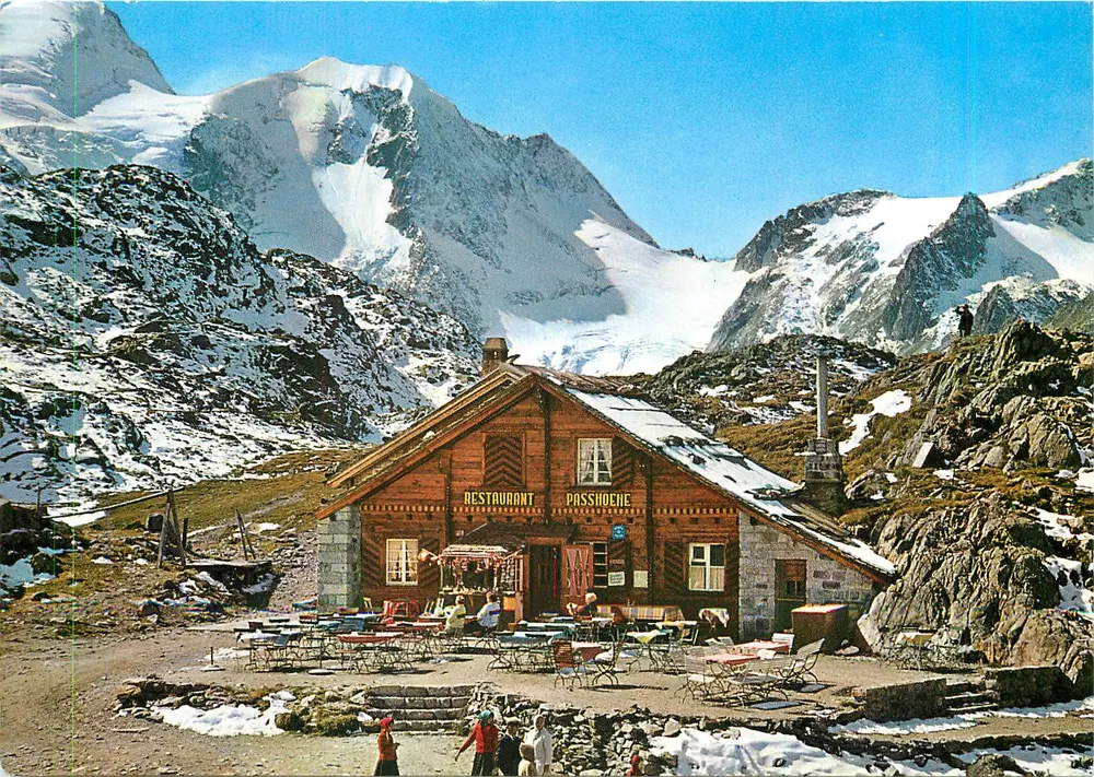 रेस्तरां पास्सहोए — सस्टेनपास 2262 मीटर — वरलैग ग्लोबेट्रॉटर जी.एम.बी.एच. लूज़र्न - आगे