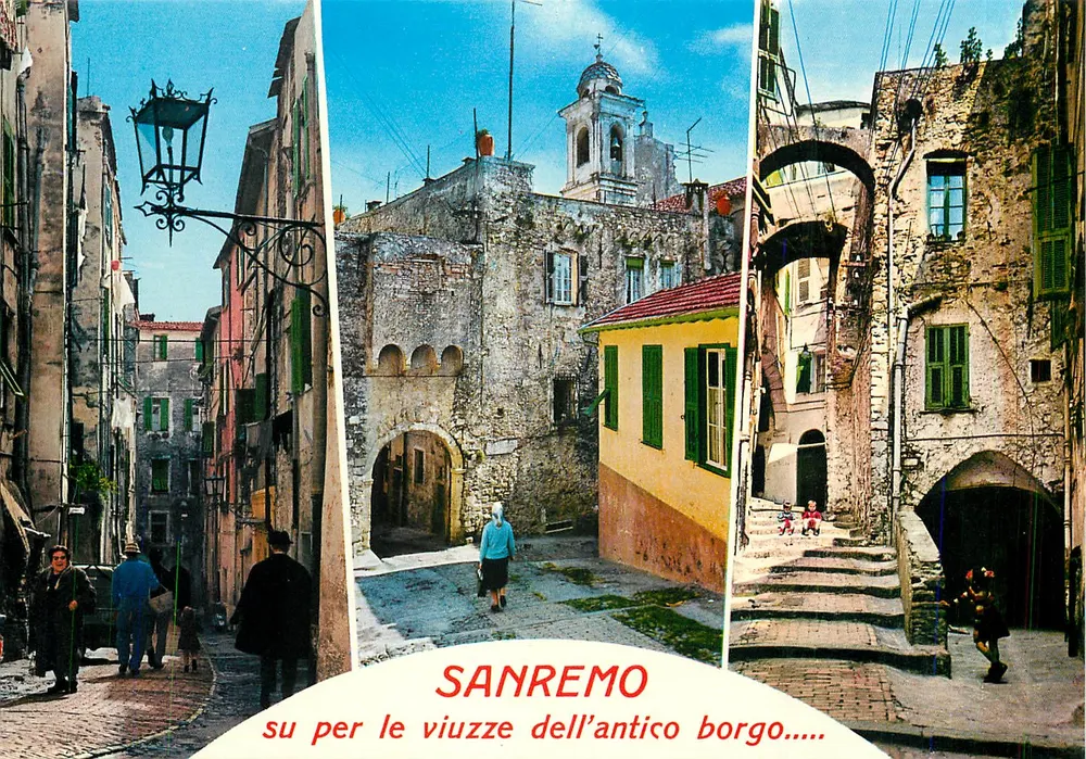 Sanremo — per le viuzze dell'antico borgo — ROTALCOLOR - Recto