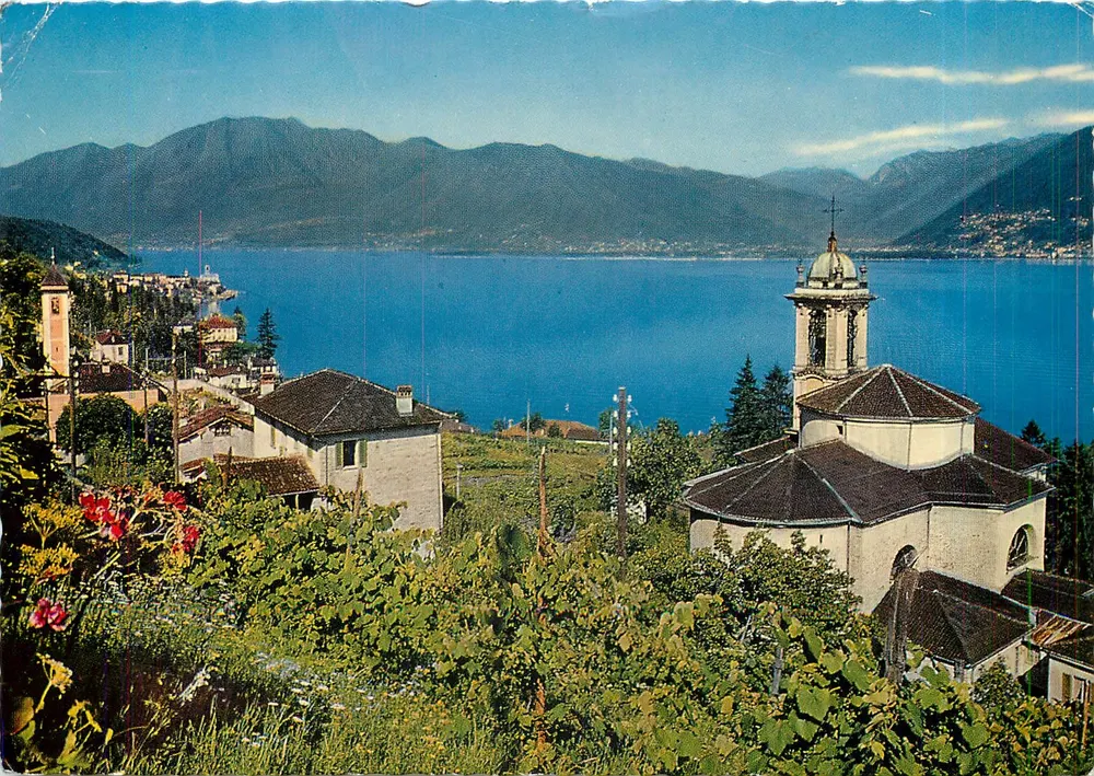 Vue de Magadino — Éditeur Il Gambarogno Pittoresco, n° 0044 - Recto