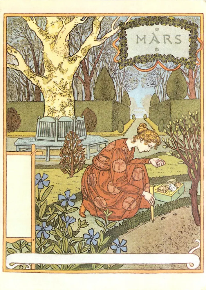 Mars — Die Schöne Gärtnerin — Verlag L. Däbritz, Nr. 526 - Vorderseite