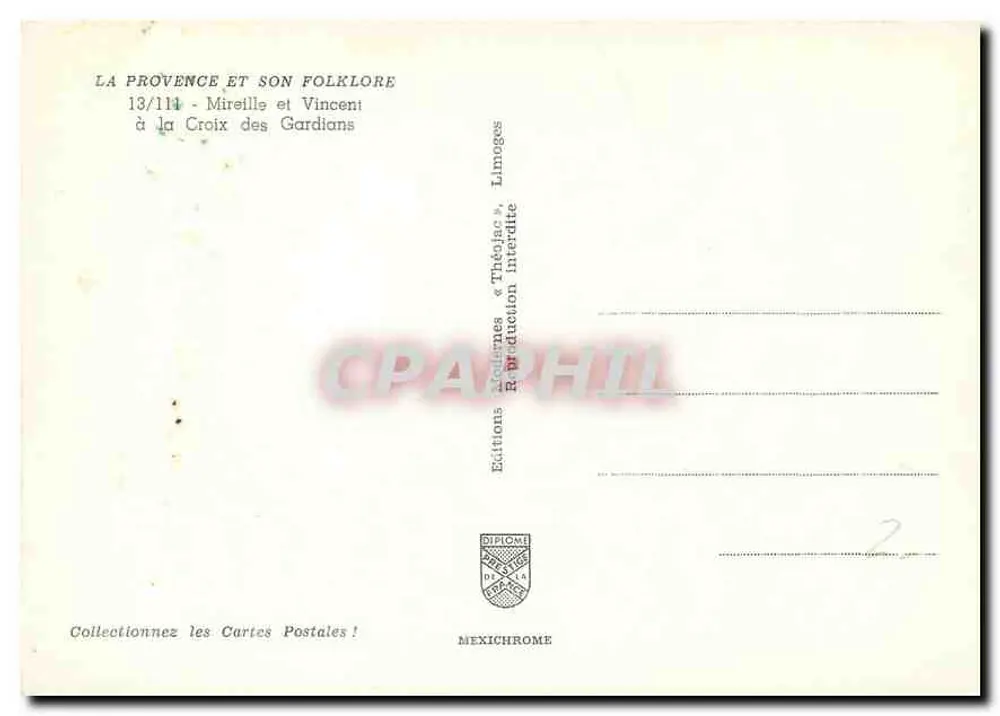 Mireille und Vincent — an der Kreuzung der Gardians — Éditions Théégias - Rückseite