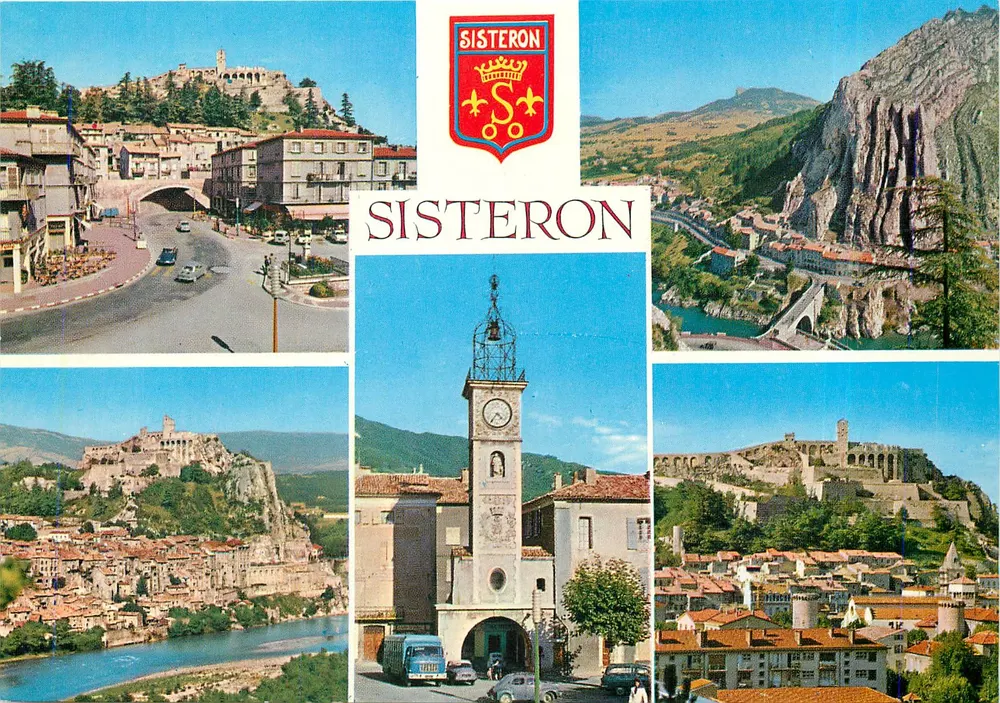 Sisteron — vista panoramica — Les Editions Mar, Nice - Recto