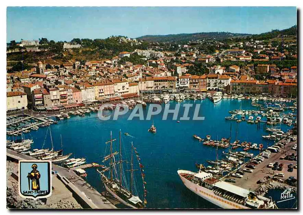 Saint-Tropez — Luftbild des Yachthafens — Éditions Rella - Vorderseite