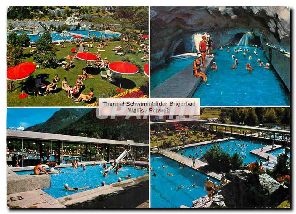 Thermal-Schwimmbäder Brigerbad — Wallis/Schweiz — Photo Klopfenstein - 앞면