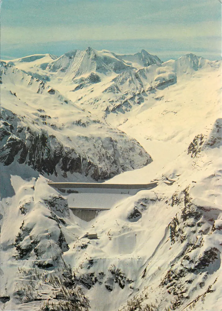 Grande Dixence — Le plus haut barrage du monde — Imprimerie Gessler SA-Sion, n° VS 4 - Recto
