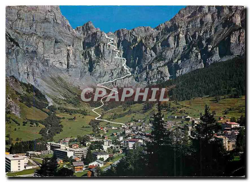 Leukerbad—Loèche les Bains 1401 m — Gemmipass mit Gemmiweg — Photo Klopfenstein - Front